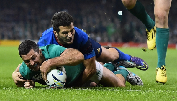 Kearney try - RTE Radio commentary