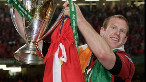 Champions at last - Here with the Heineken Cup trophy in 2006 after beating Biarritz