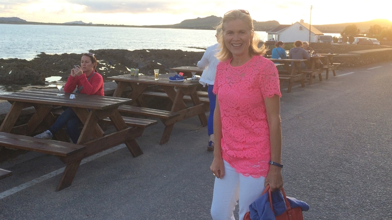 Anne Cassin took a break from presenting Nationwide to test out a new seaweed bath in Kerry