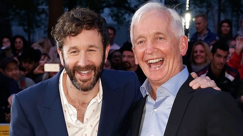 Chris O'Dowd and David Walsh at the BFI London Film Festival screening of The Program