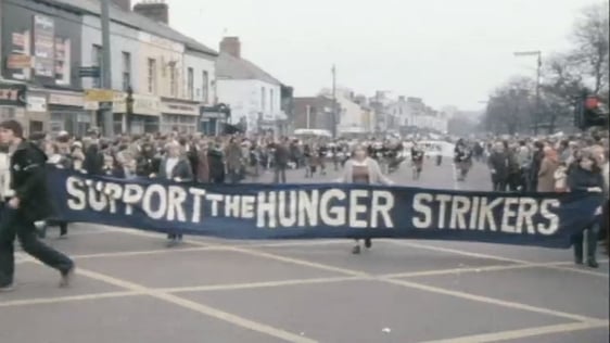 Hunger Strike March In Belfast (1980)
