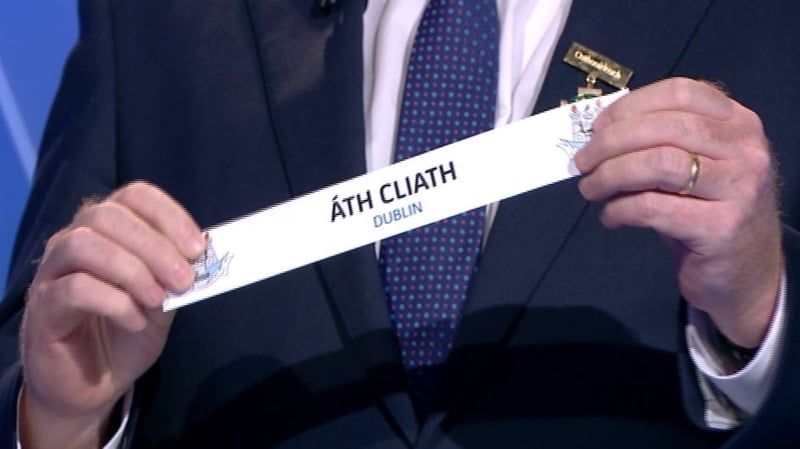 The GAA Championship draw for 2016 was made live on RTÉ2