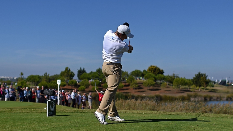 Paul Dunne is seven under and tied for 18th place