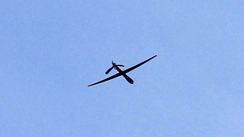 The military said earlier in a statement that it had shot down an unidentified aircraft after it continued on its trajectory despite three warnings