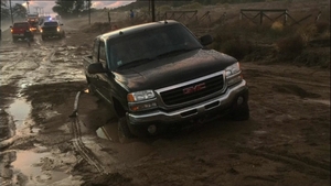 Dozens of firefighters responded to the scene, working to free drivers who were stranded