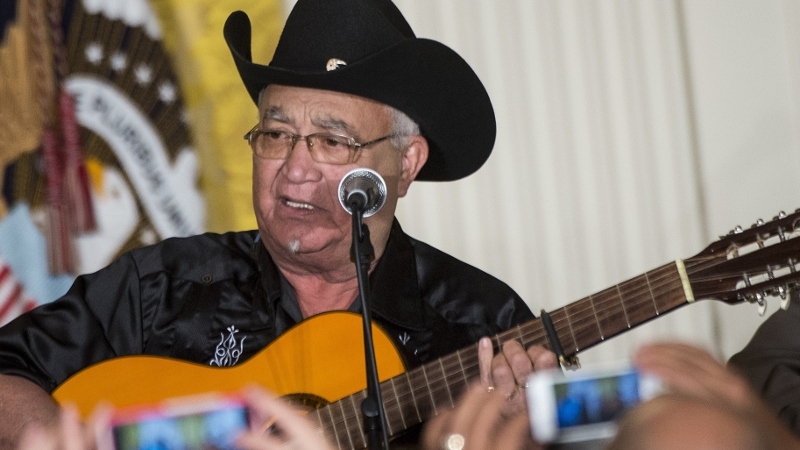 Eliades Ochoa from the Orquesta Buena Vista Social Club perfroms at the White House