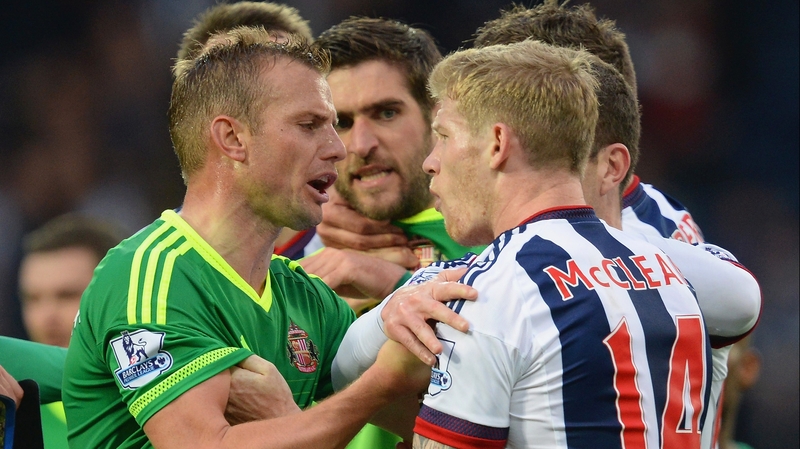 James McClean was involved in some ugly scenes at the final whistle