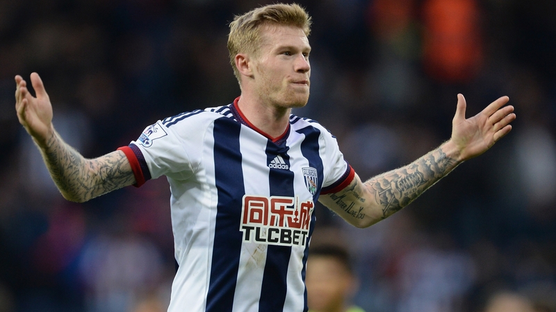 James McClean scored the first goal of his West Brom career in the 1-1 draw against Spurs on Sunday