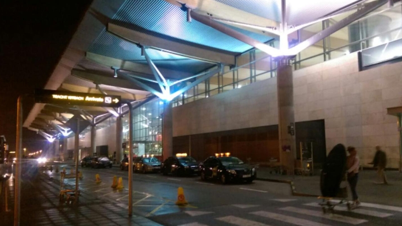 The plane landed at Cork Airport at around 5.40pm this evening