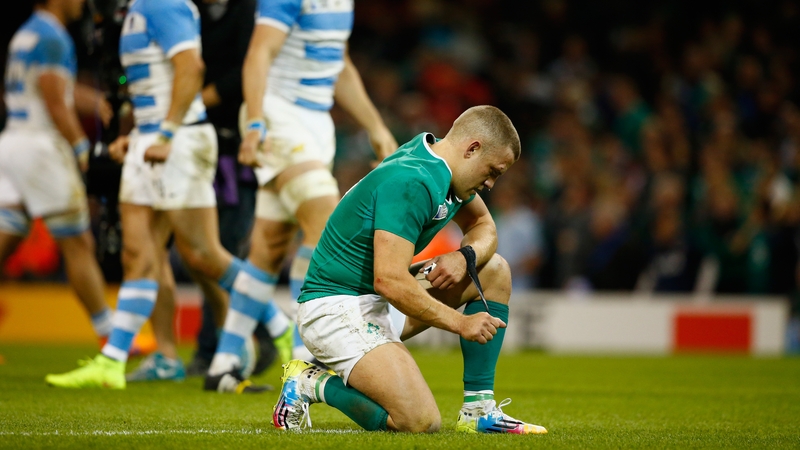 Ian Madigan after Ireland's defeat in Cardiff