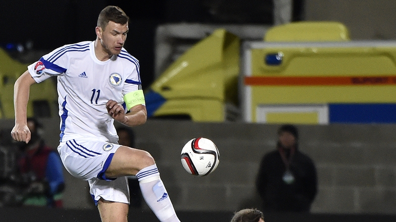 Edin Dzeko is likely to return for Bosnia & Herzegovina after injury
