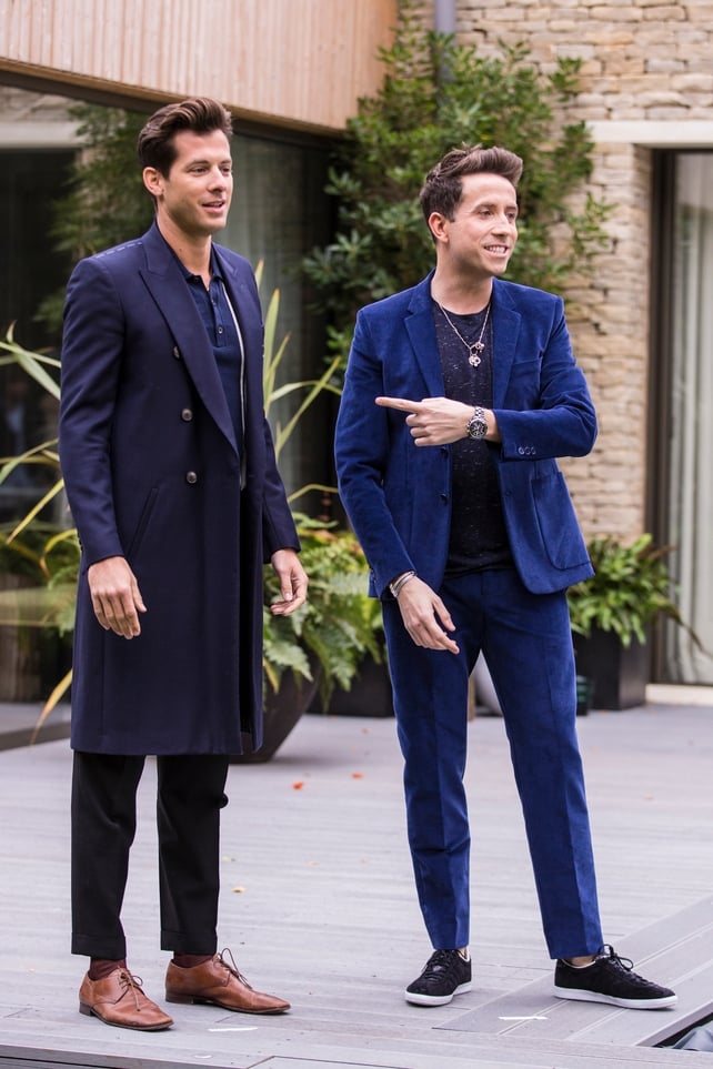 Mark Ronson and Nick Grimshaw in Cotswolds