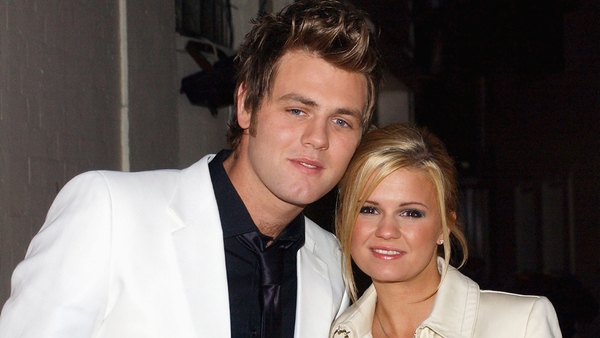 Brian McFadden and Kerry Katona at the Meteor Awards in 2004