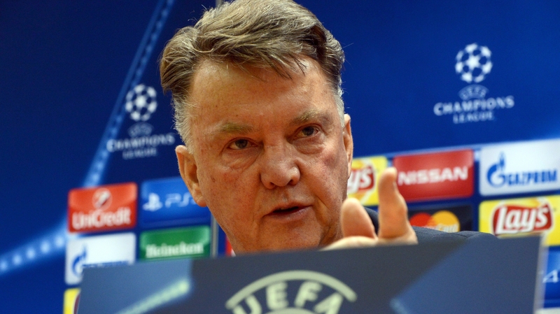 Louis van Gaal is listening to what is being said in the dressingroom
