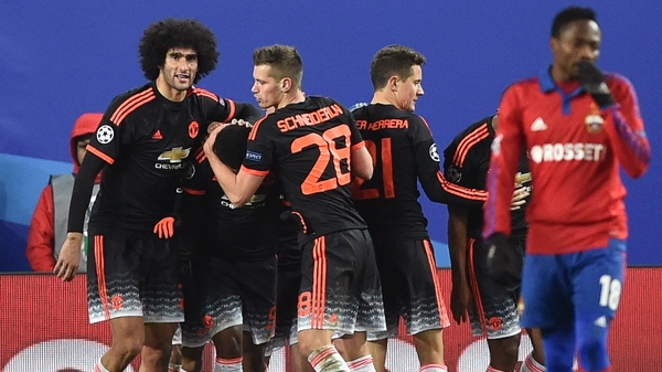 VIDEO: Martial equalises for Man United at CSKA