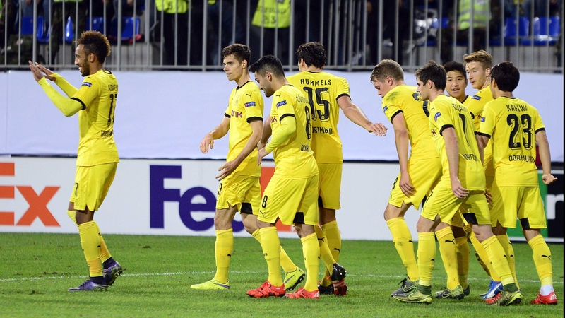 Borussia Dortmund top their Europa League group and are currently second behind Bayern Munich in the Bundesliga
