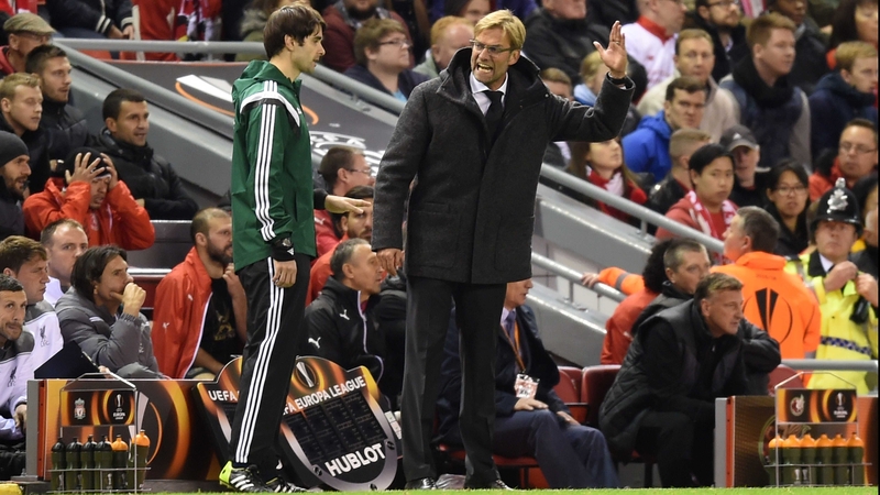 Jurgen Klopp vents his frustration with the fourth official in his first game at Anfield
