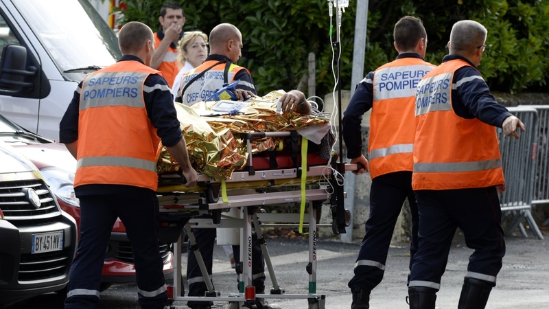 The bus was carrying about 50 pensioners