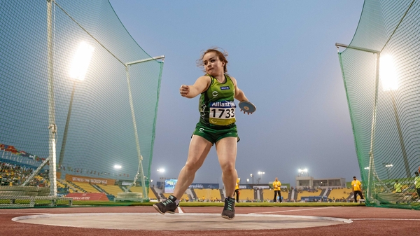 Niamh McCarthy has made a meteoric rise in the discus since taking up the sport three years ago