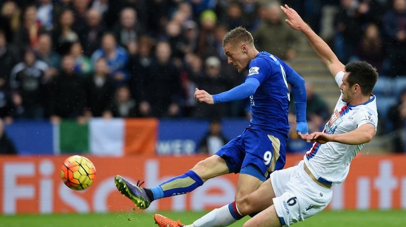 Jamie Vardy rattled in his 10th goal of the season