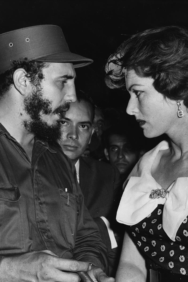 Meeting Cuban leader Fidel Castro