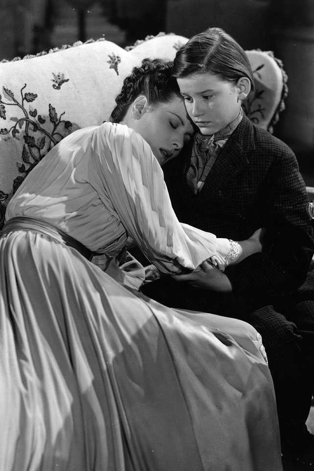 With Roddy McDowall in How Green Was My Valley circa 1945