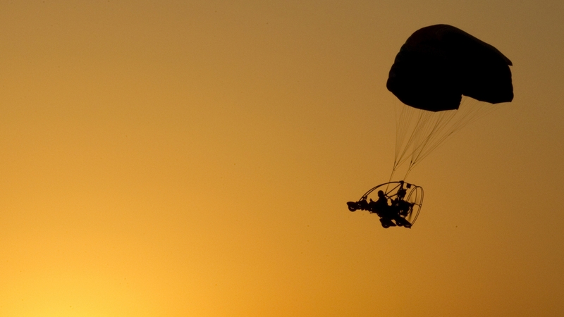 A 23 year old man allegedly paraglided into Syria