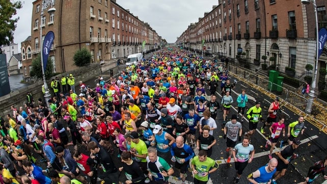 The weather was overcast in Dublin