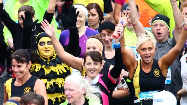 These runners were in good form at the start of the race