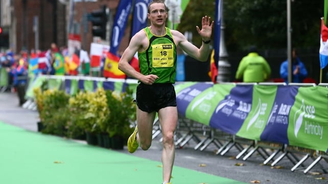 Sean Hehir was the first Irish runner home in ninth place