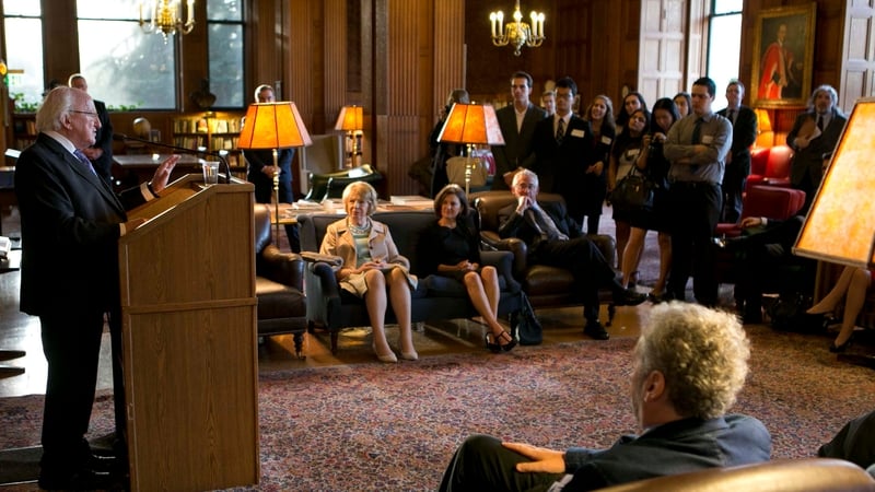 Michael D Higgins said 'servicing the insatiable demand of creditors who are benefiting from global debt is taking precedence'