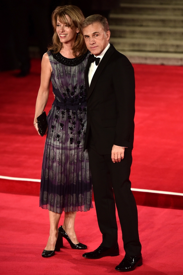 Christoph Waltz and his wife Judith Holste