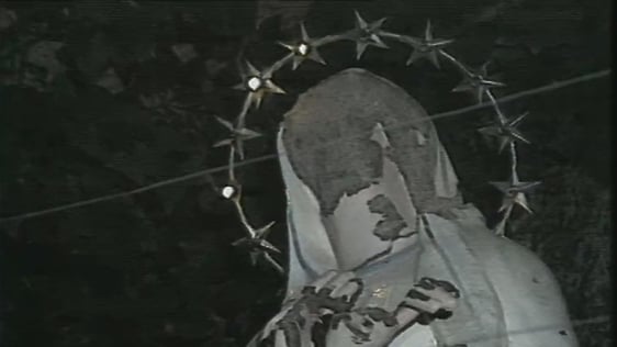 Ballinspittle Statue damage 1985