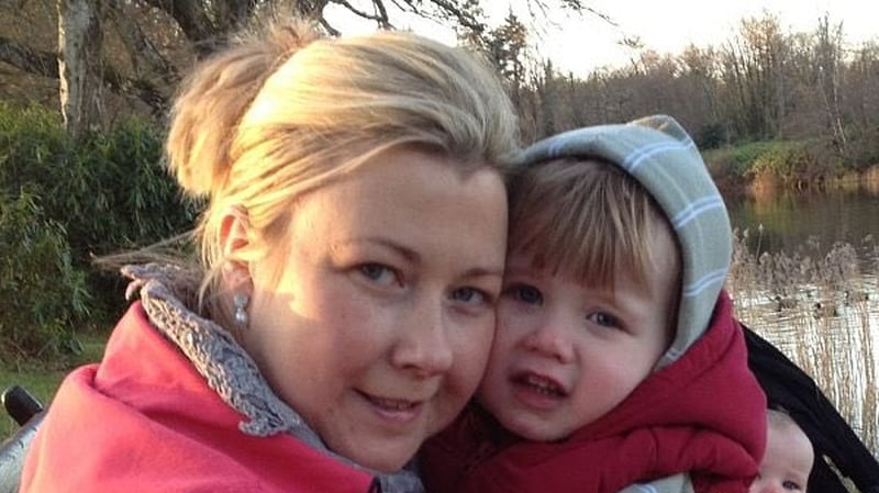 Gillian Treacy pictured with her son Ciaran