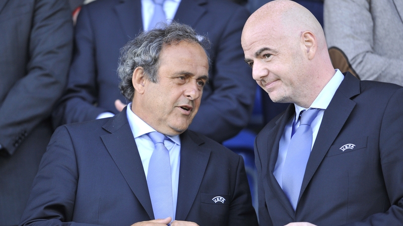 UEFA President Michel Platini and General Secretary Gianni Infantino are among the septet looking to succeed Sepp Blatter