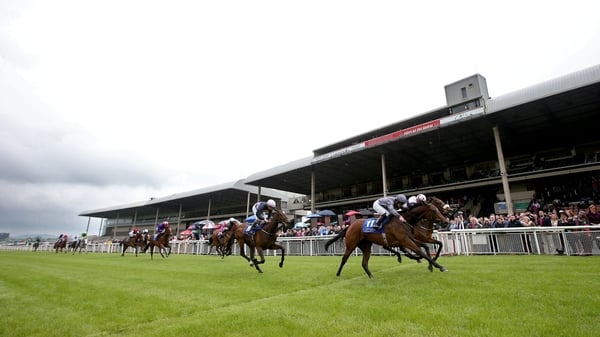 Treasuring impressed at the Curragh