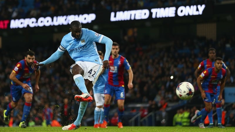 Yaya Toure makes it four from the spot