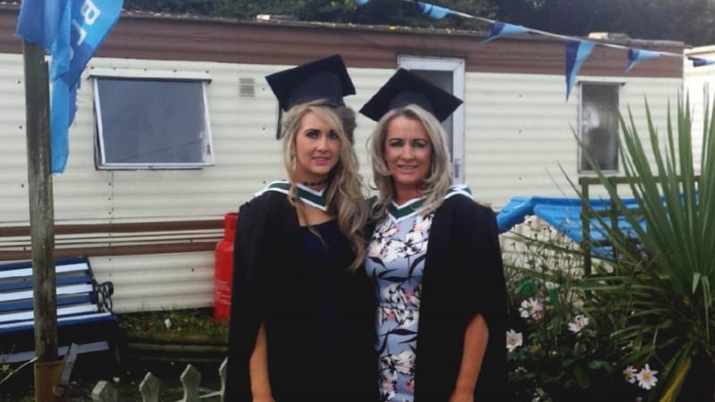Annmarie and Geraldine McDonnell attended the graduation ceremony at Maynooth University