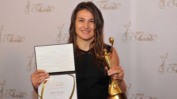 Katie Taylor received her award in Washington for her performance at the European Games