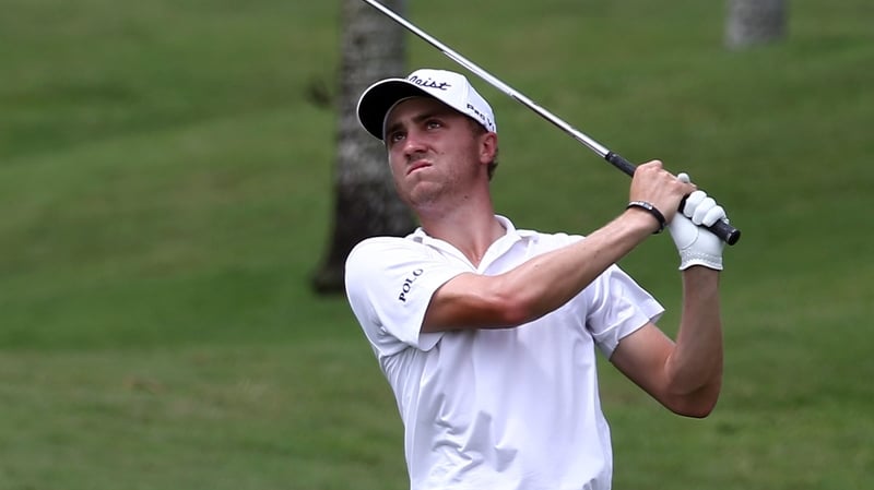 US golfer Justin Thomas is closing in on his first-ever PGA Tour triumph in Malaysia