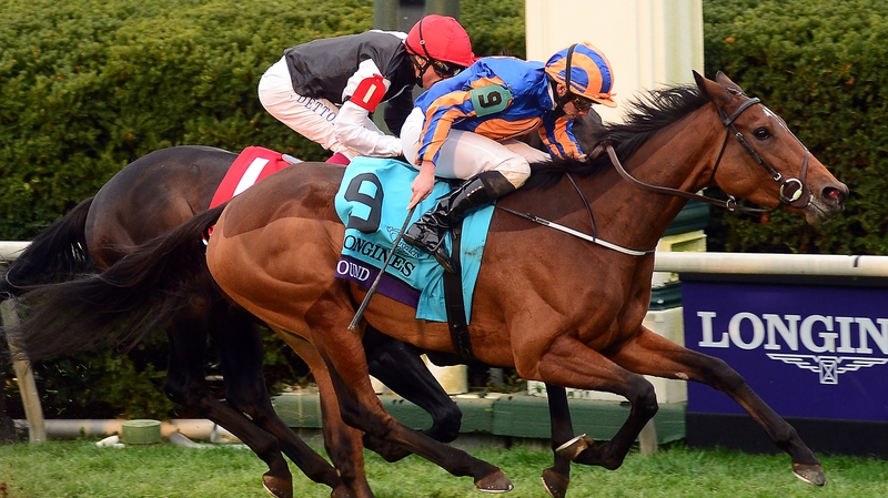 Found and Ryan Moore held off the challenge of this year's Epsom Derby and Arc winner