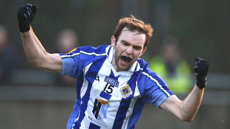 Andrew Kerin clebrates a goal in Ballyboden's final triumph
