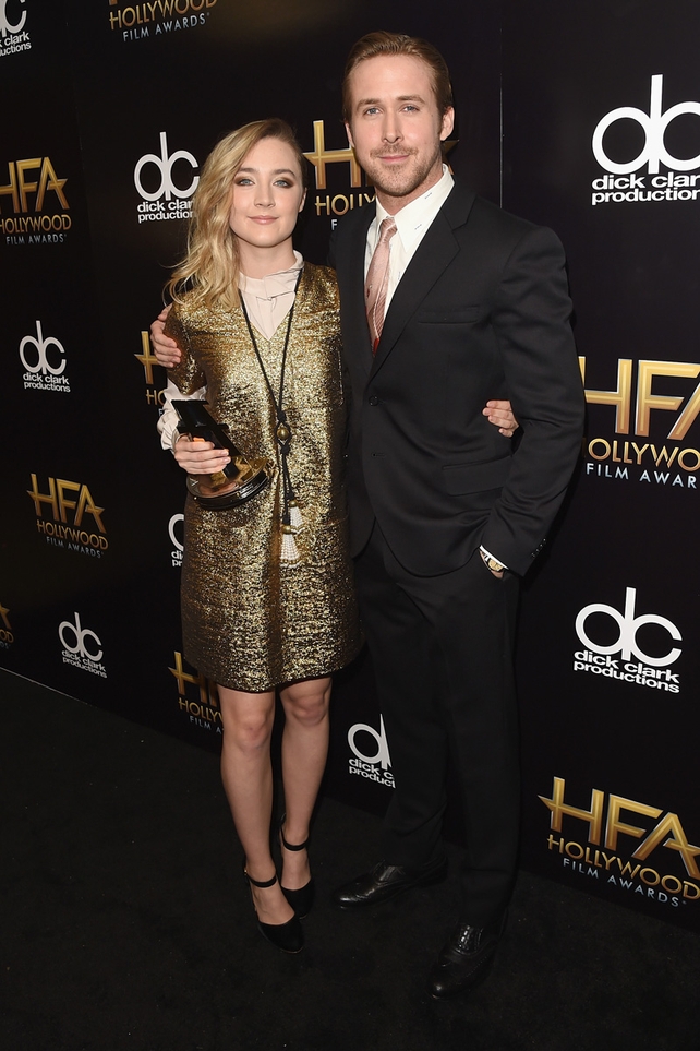 Saoirse Ronan and Ryan Gosling