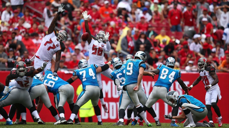 Graham Gano sends over the winning field goal
