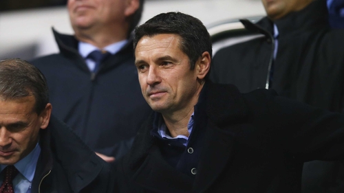 Remi Garde watched from the stands last night