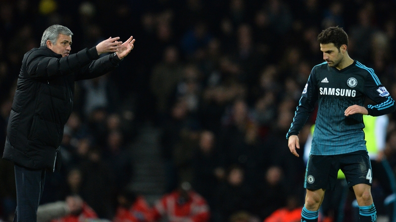 Chelsea fans blame Fabregas and other players for Jose Mourinho's departure