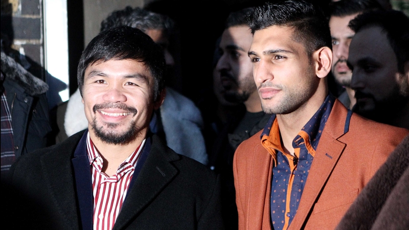 A fight between Manny Pacquiao and Amir Khan appears to be moving closer