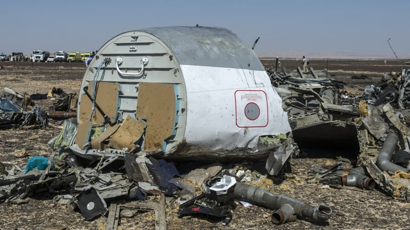 The Airbus A321 crashed in the Sinai Peninsula killing all on board