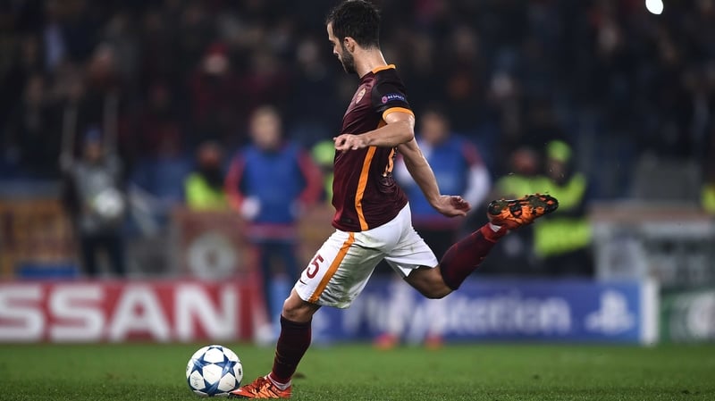 Miralem Pjanic kept his cool to give Roma a crucial win