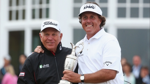 Butch Harmon and Phil Mickelson together in more successful times